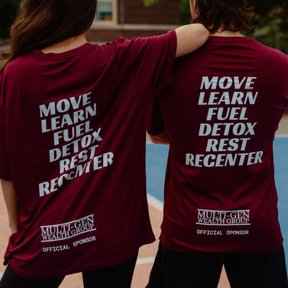 MAROON ATHLETIC TEE